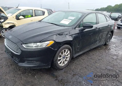 2016 Ford Fusion S из США, поврежденный, VIN 3FA6P0G70GR255496